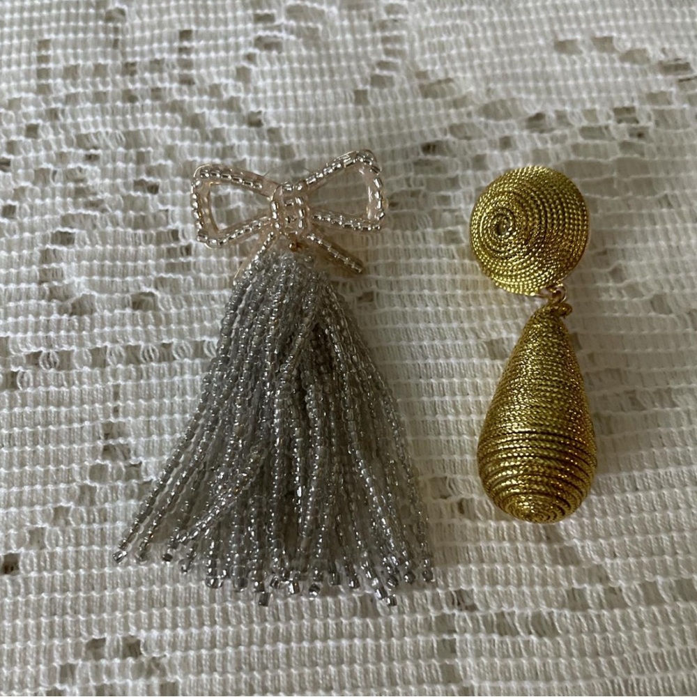 New Never Worn Sugarfix Baublebar Single Nonmatching Earrings - Picture 4 of 5
